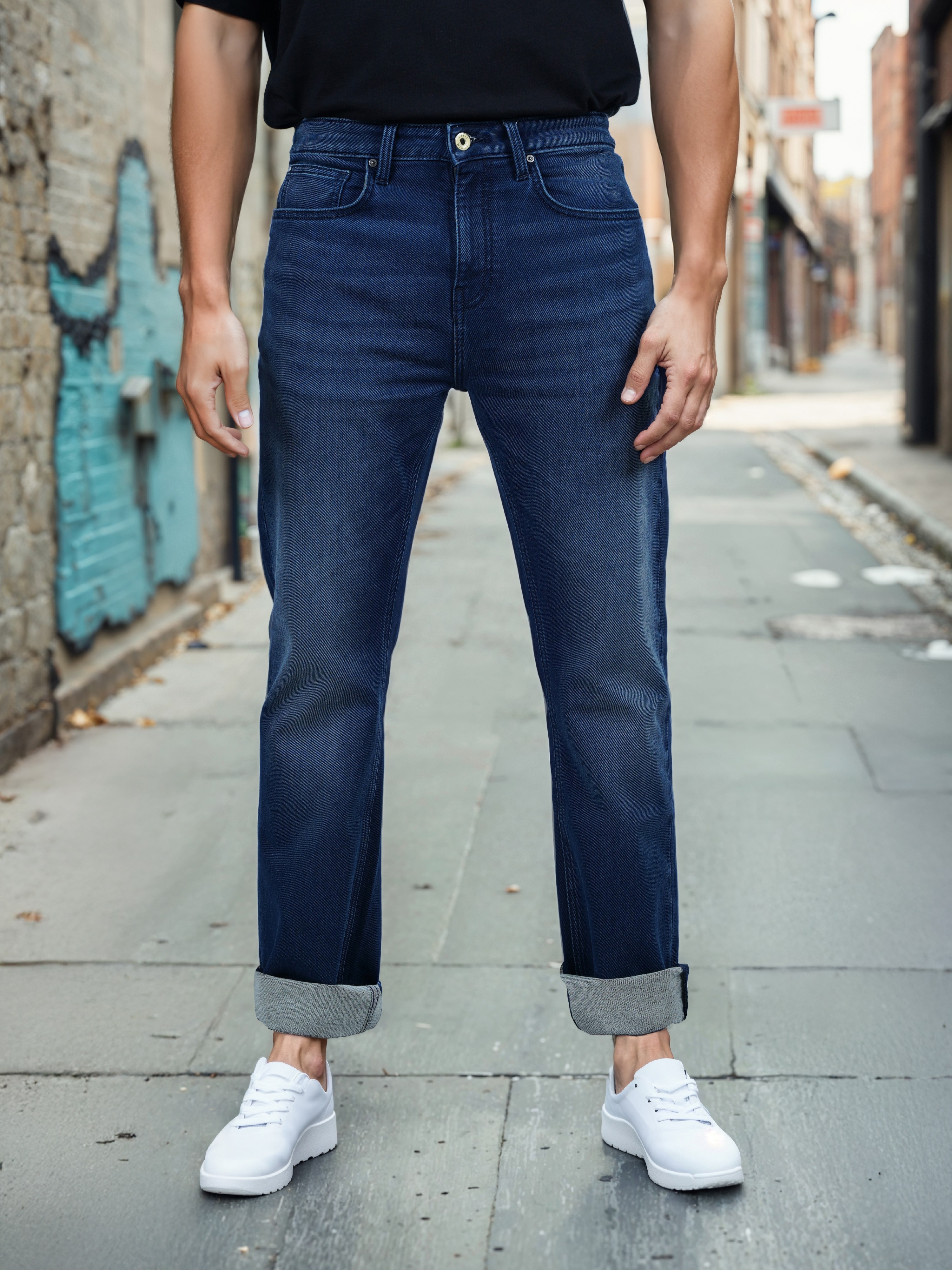 Celio Men Grey Solid Bootcut Cotton Jeans