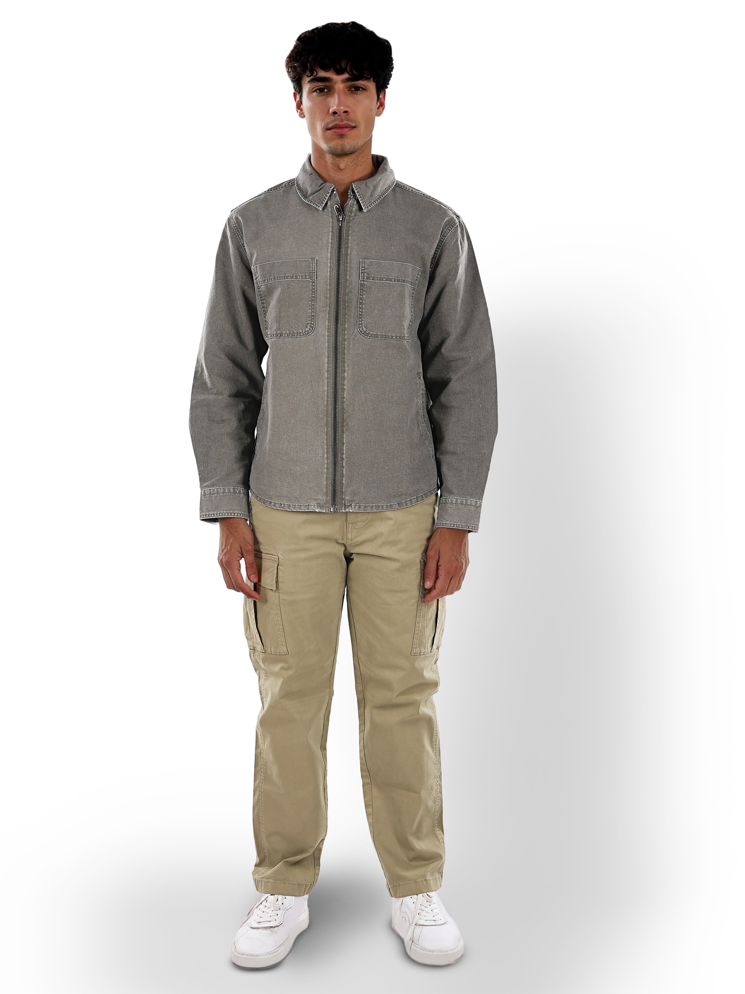 Celio Men Green Solid Straight Fit Cotton Jogger