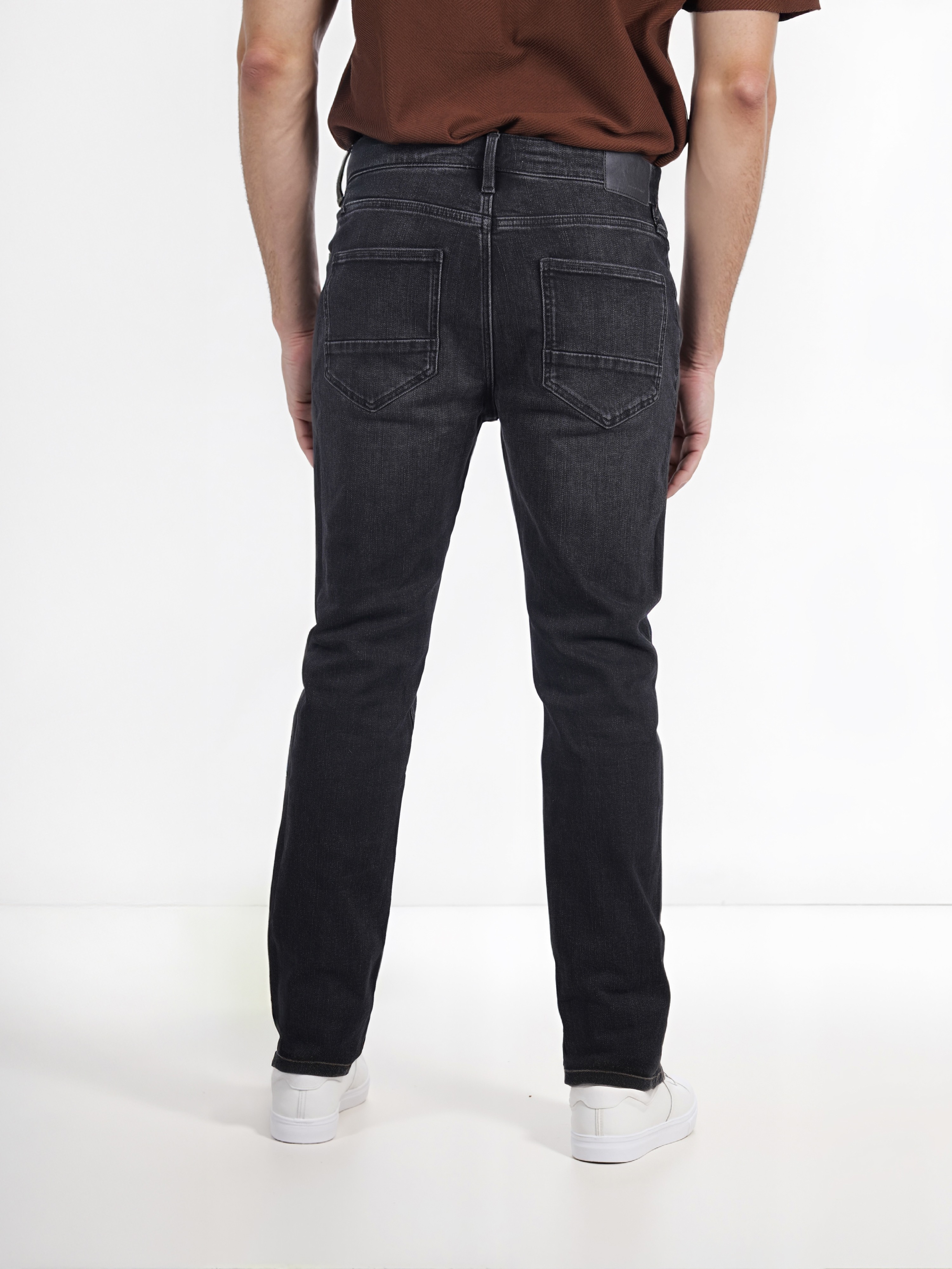Celio Men Black Solid Slim Fit Cotton Twill Denim Jeans