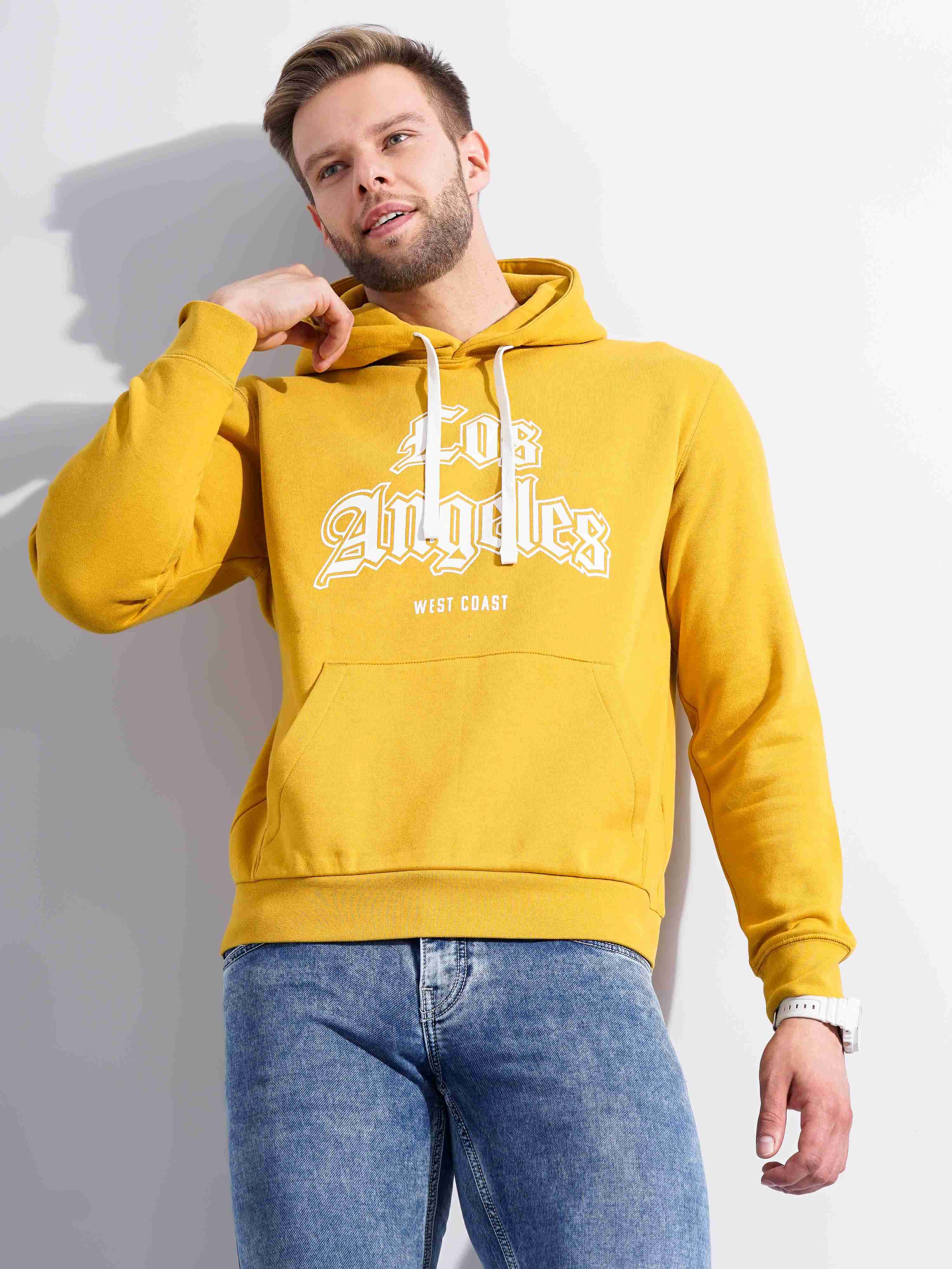 celio Men Sweatshirts YELLOW GOLDEN