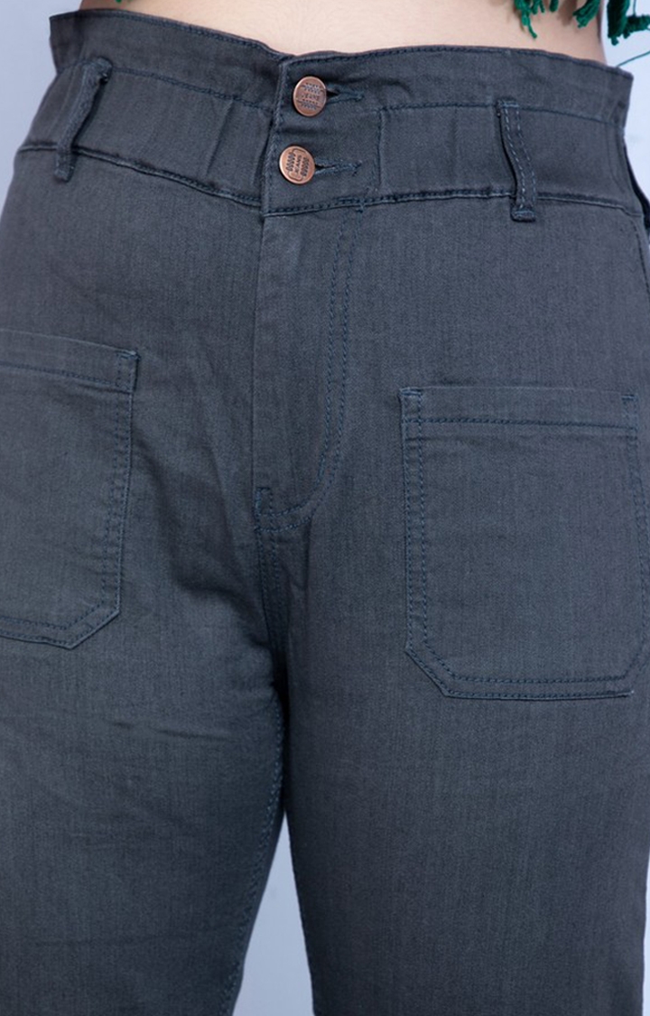 Rea-lize | Grey Rea-lize Womens Jogger Fit Jeans 5
