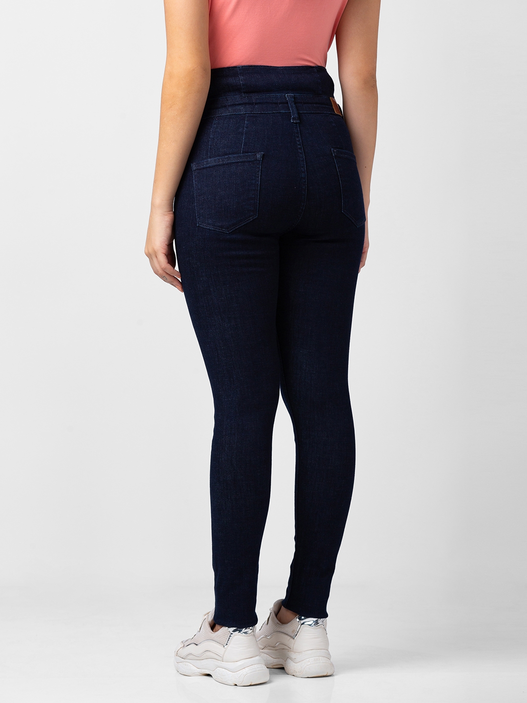 spykar | Women's Blue Lycra Solid Jeans 2