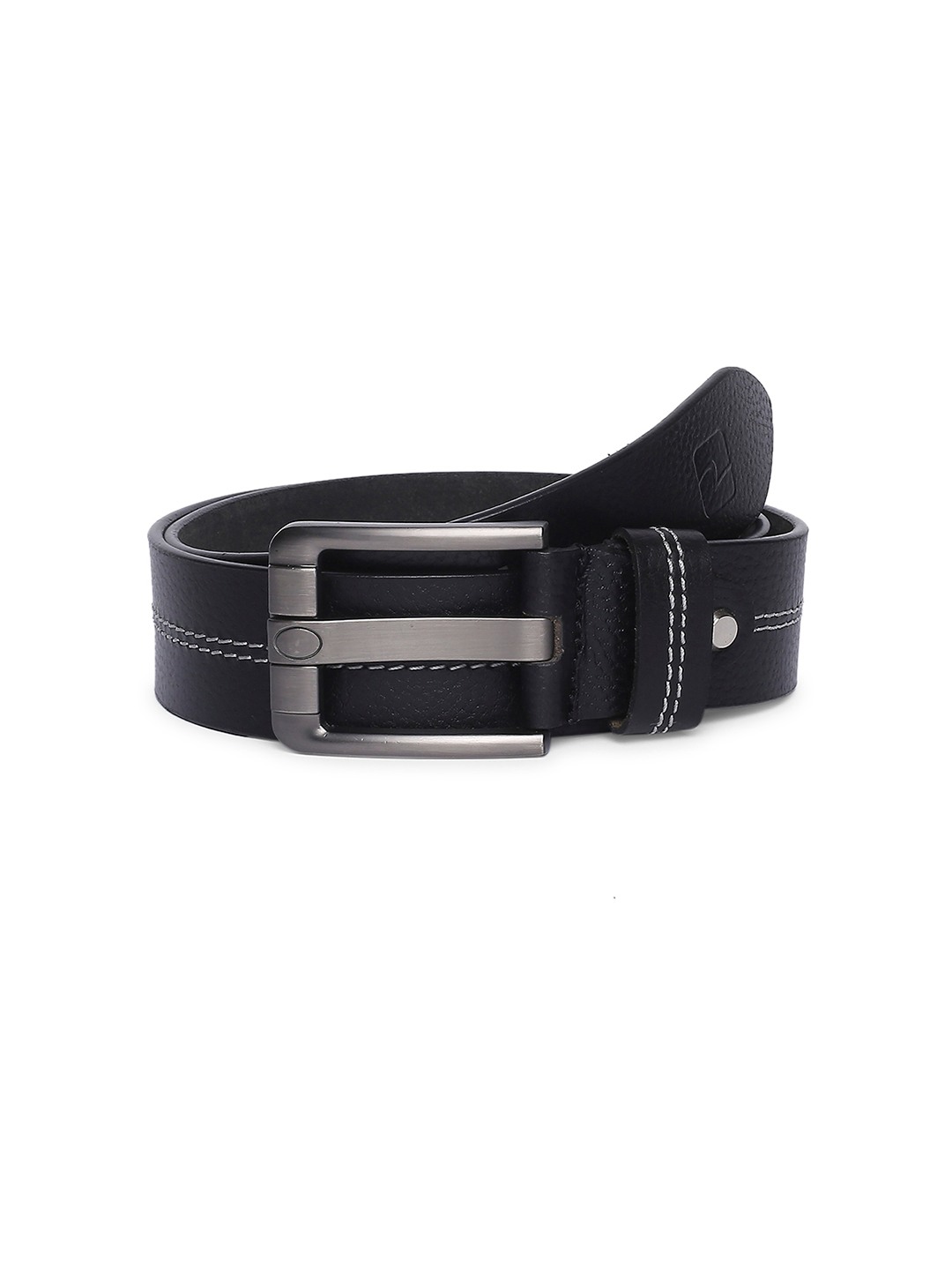 Spykar Men Black leather Belt