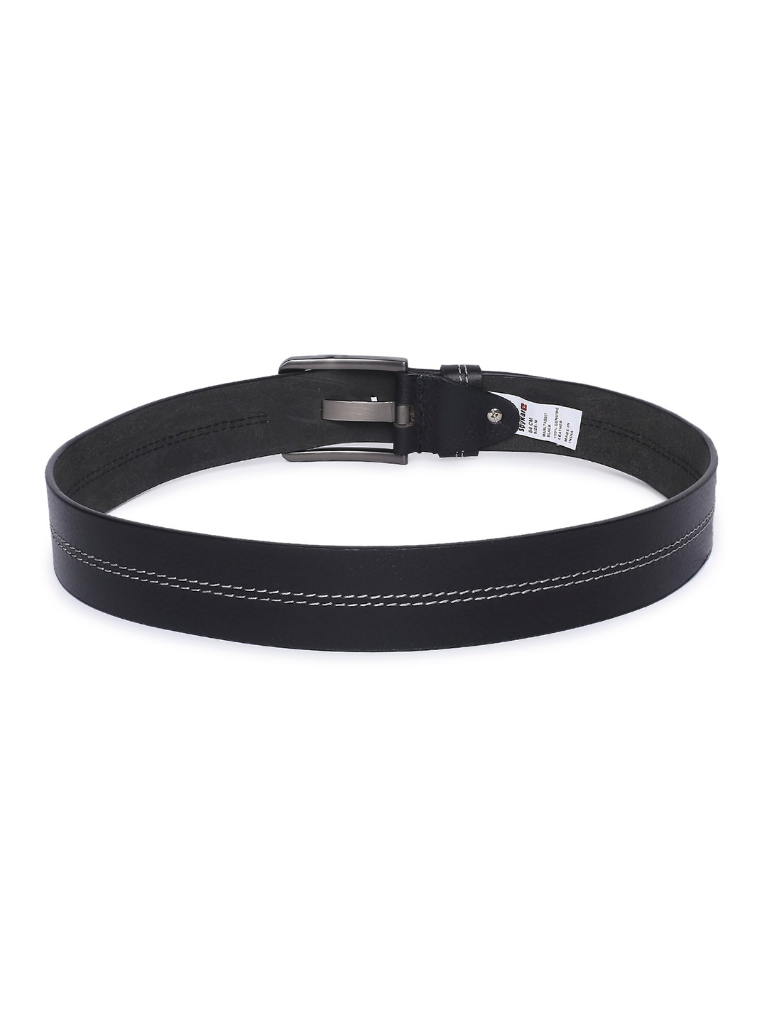 Spykar Men Black leather Belt