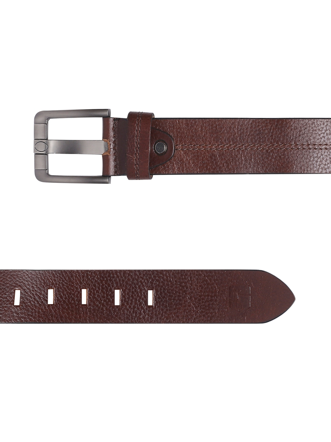 spykar | Spykar Men Brown leather Belt 4