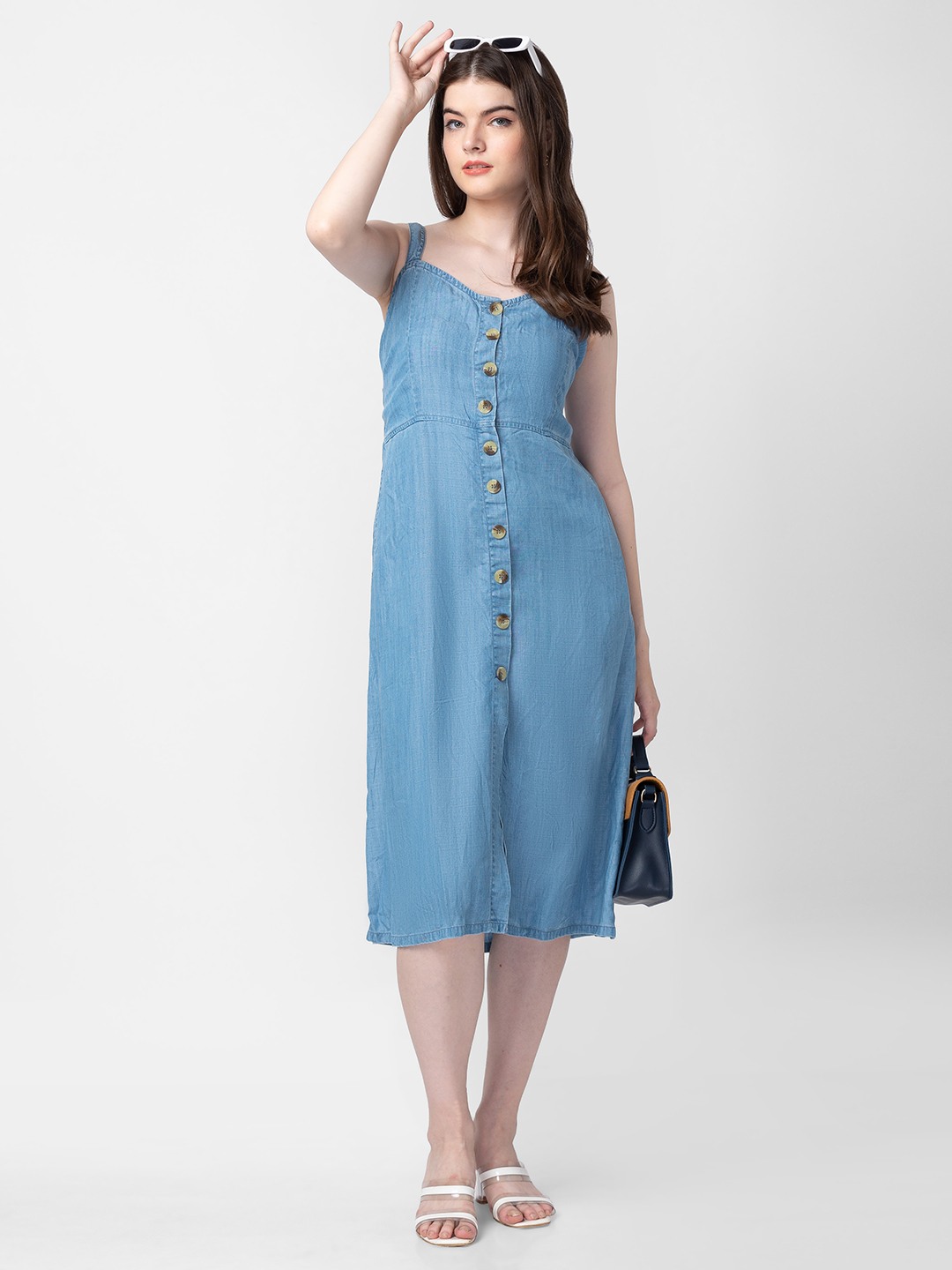 Denim one clearance piece knee length