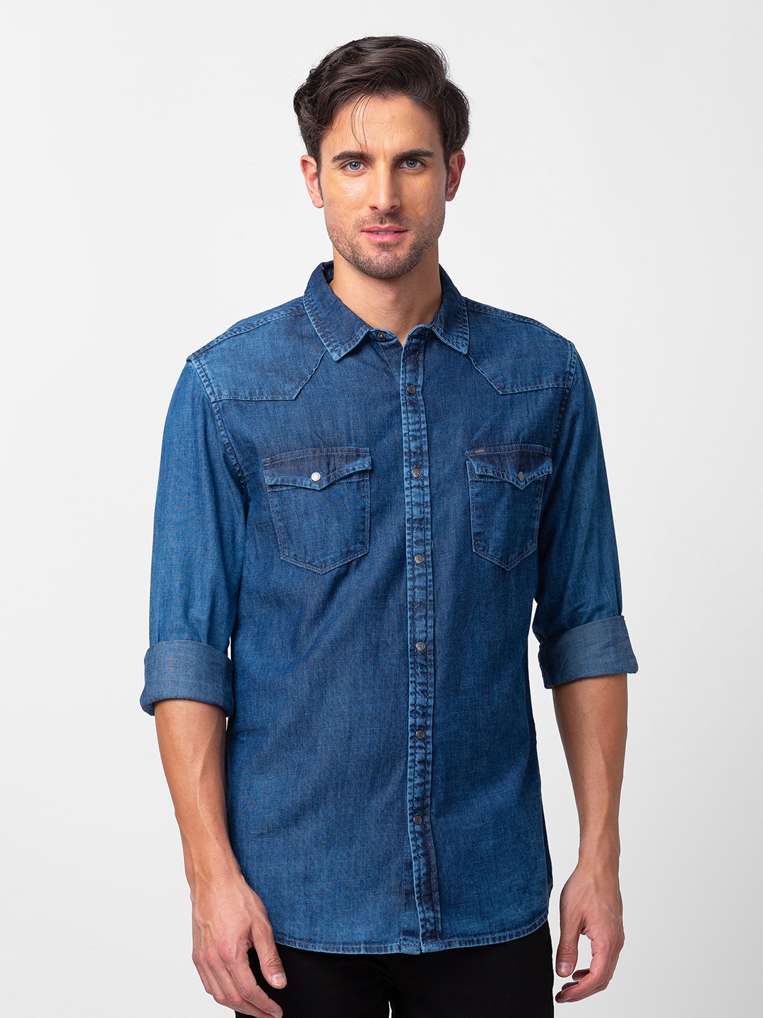 Spykar denim shirts outlet