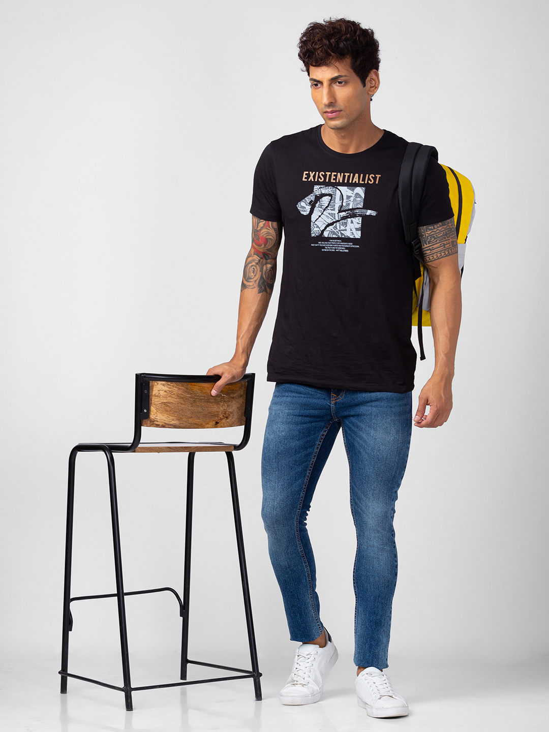 Men's Blue Cotton Jeans