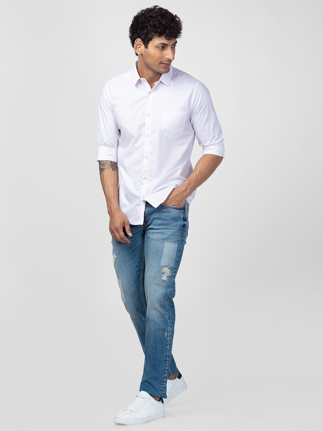 spykar | Men's Blue Cotton Jeans 1