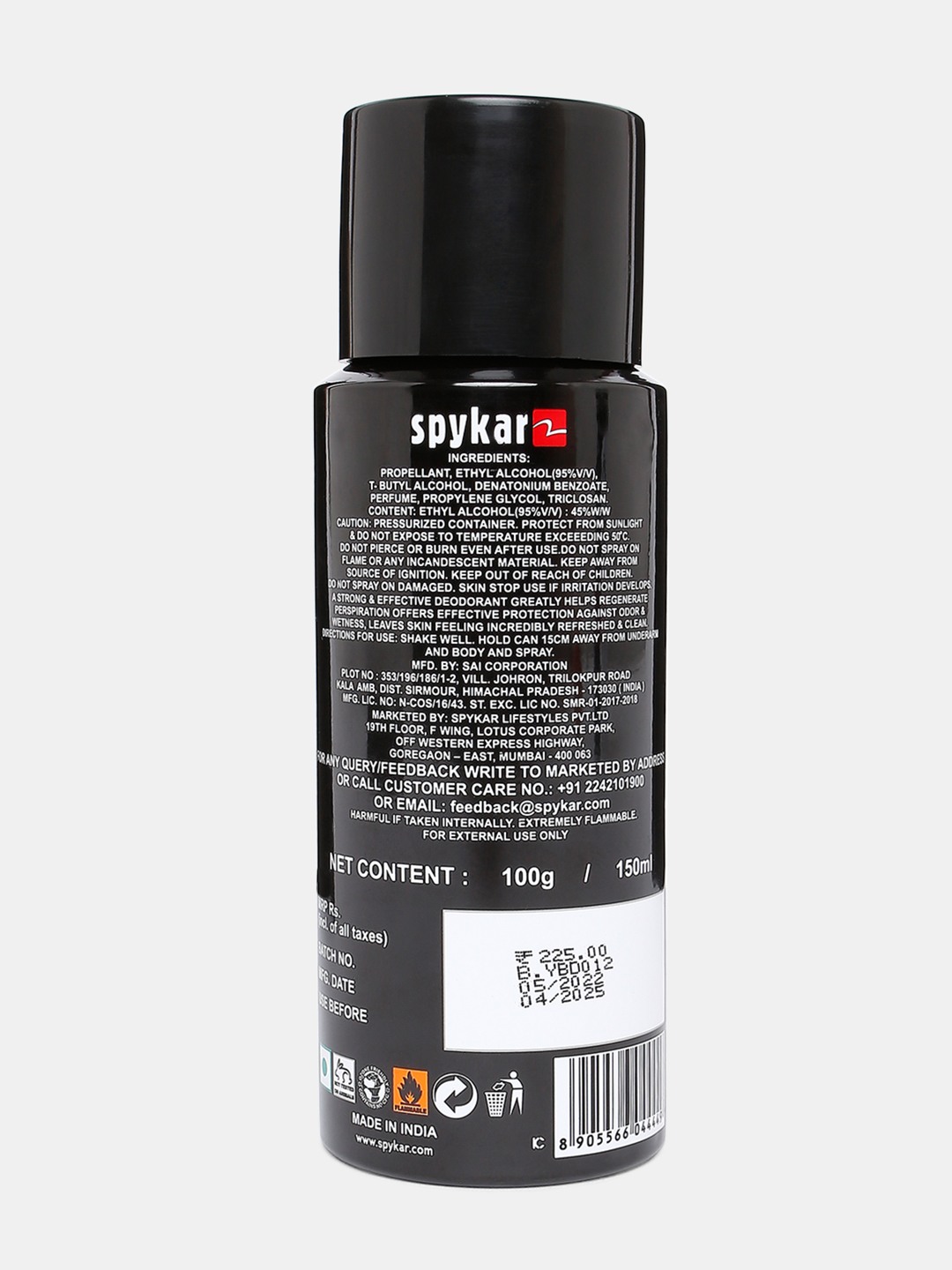 Spykar Multi Young & Restless Deo Spray - Pack Of 3