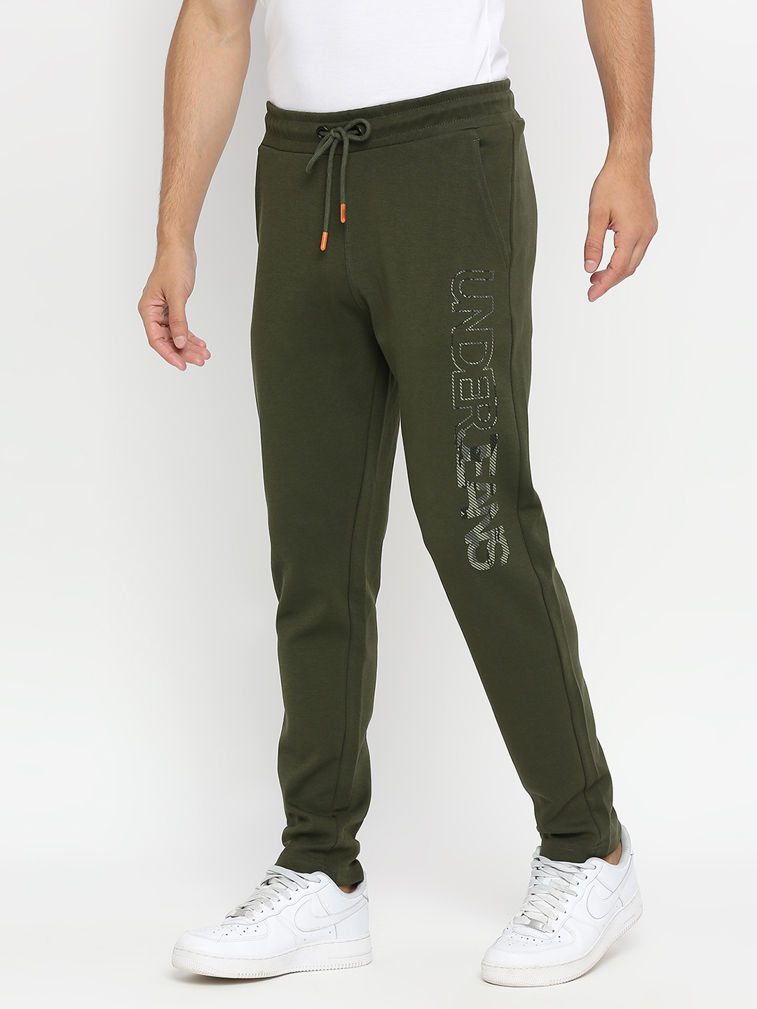 spykar | Underjeans by Spykar Men Knitted Rifle Green Cotton Pyjama 1
