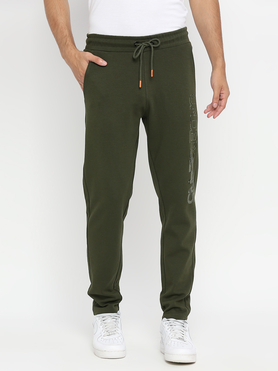 spykar | Underjeans by Spykar Men Knitted Rifle Green Cotton Pyjama 0