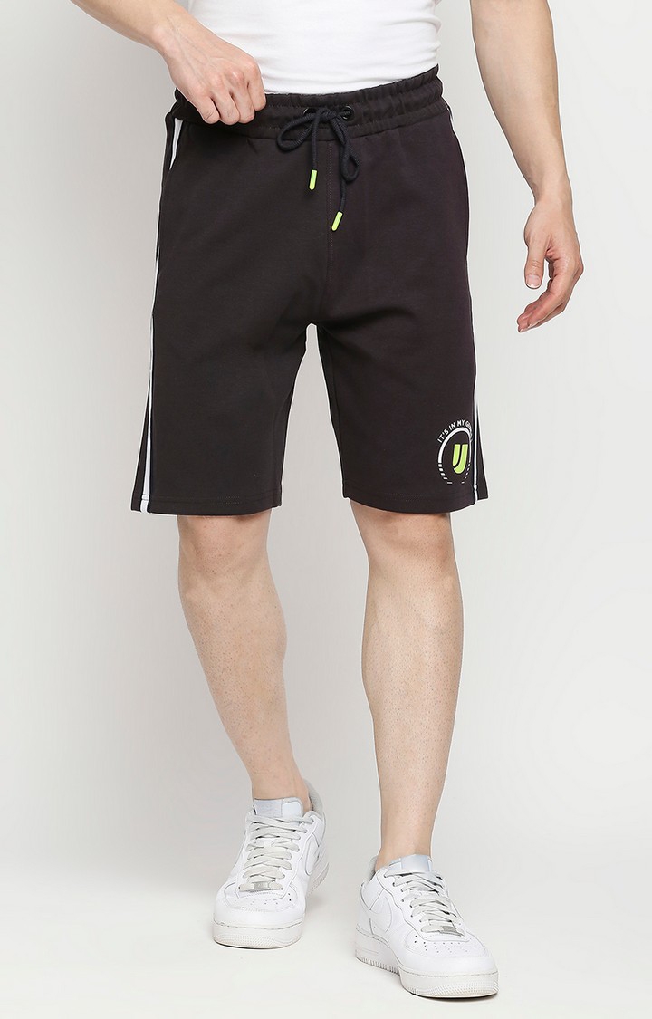 spykar | Men's Grey Cotton Shorts 0
