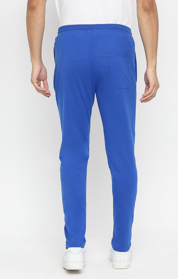 spykar | Men's Blue Cotton Trackpants 3
