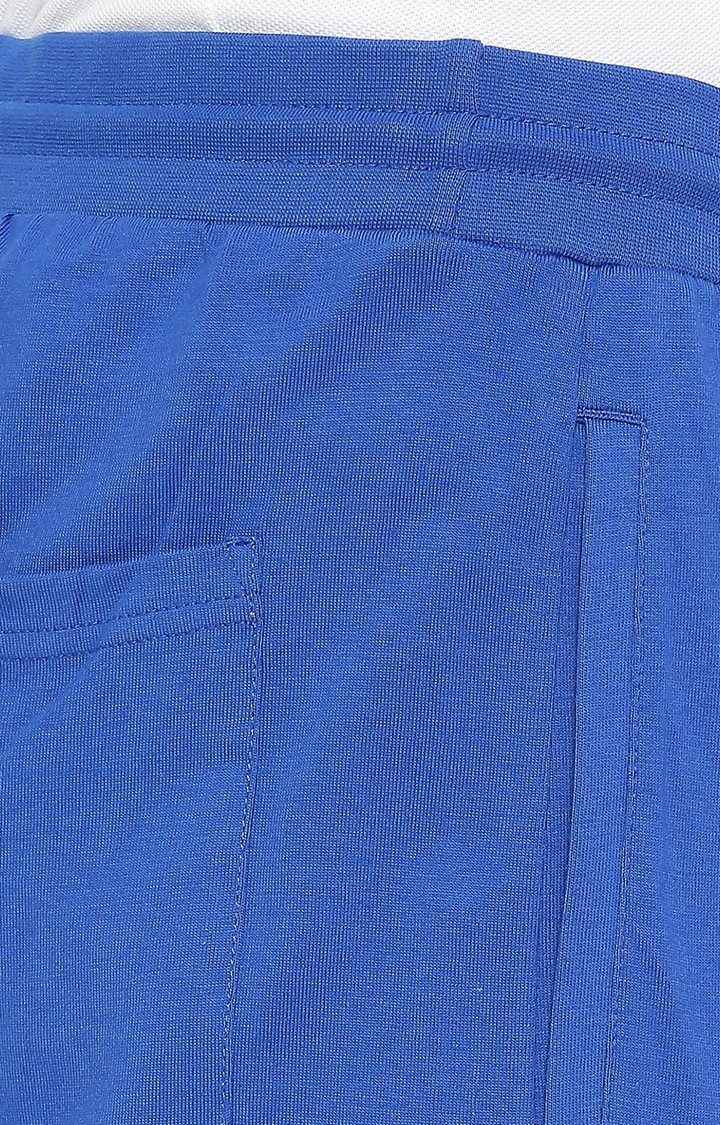 spykar | Men's Blue Cotton Trackpants 4