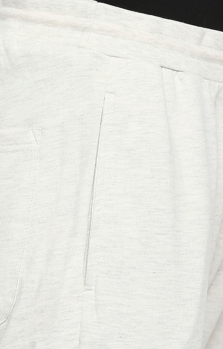 spykar | Men's White Cotton Trackpants 4
