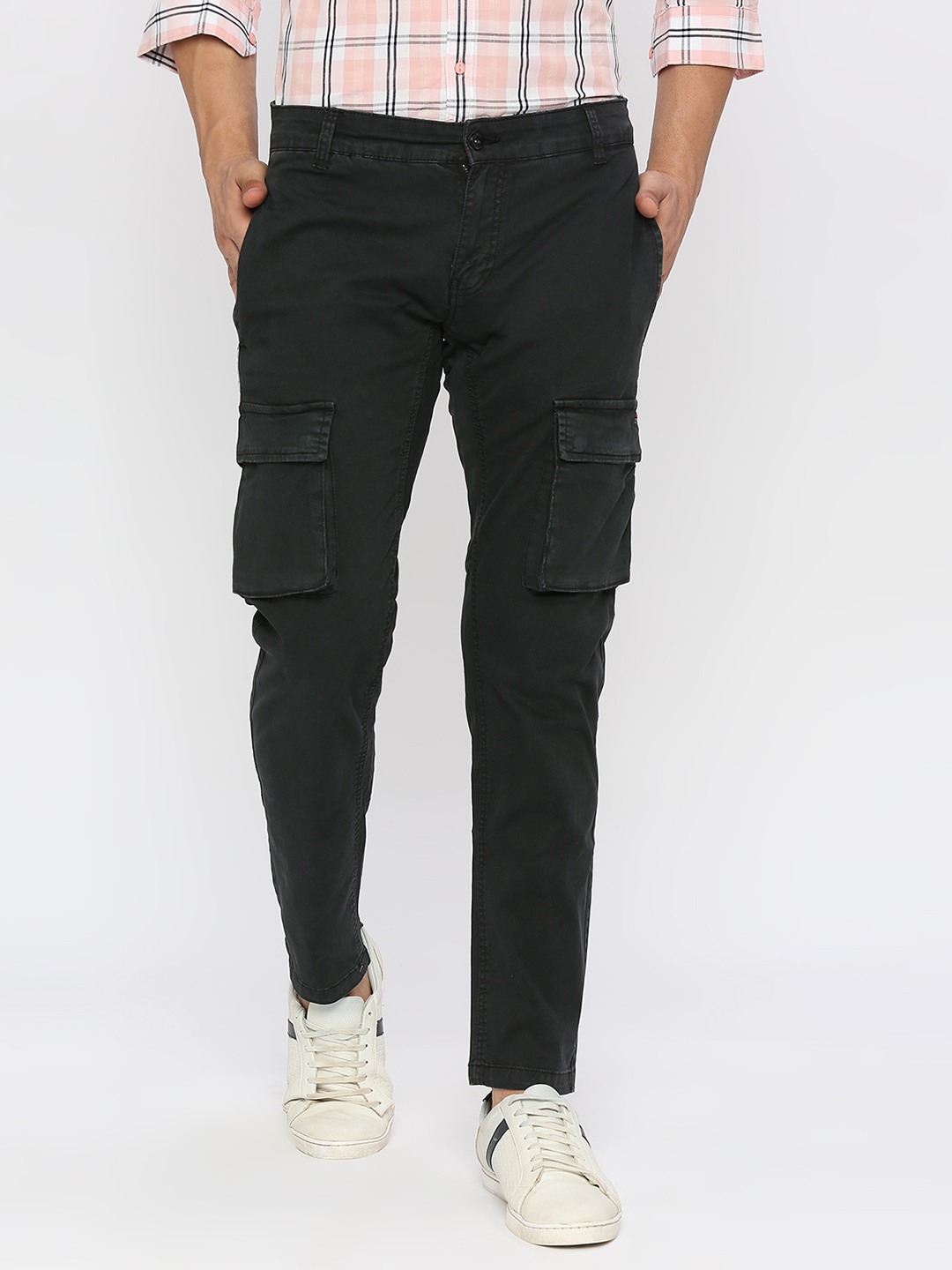 white luxury Slim Fit Men Black Trousers  Buy white luxury Slim Fit Men Black  Trousers Online at Best Prices in India  Flipkartcom