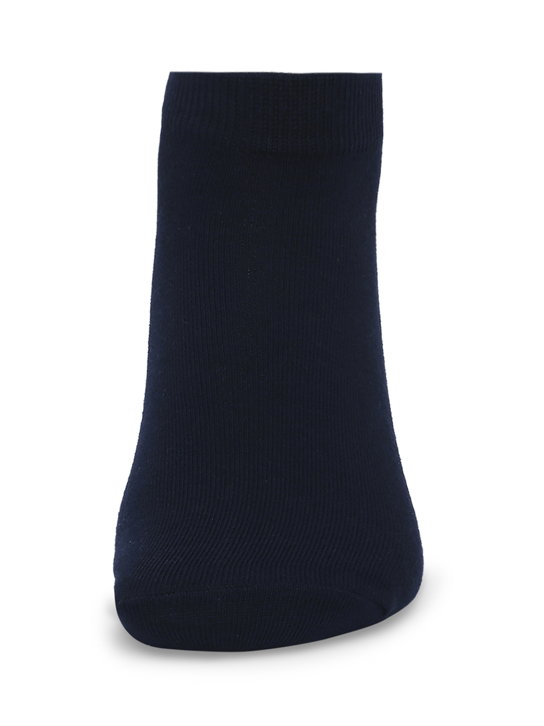 Underjeans By Spykar Men White & Navy Cotton Blend Sneaker Socks - Pack Of 2