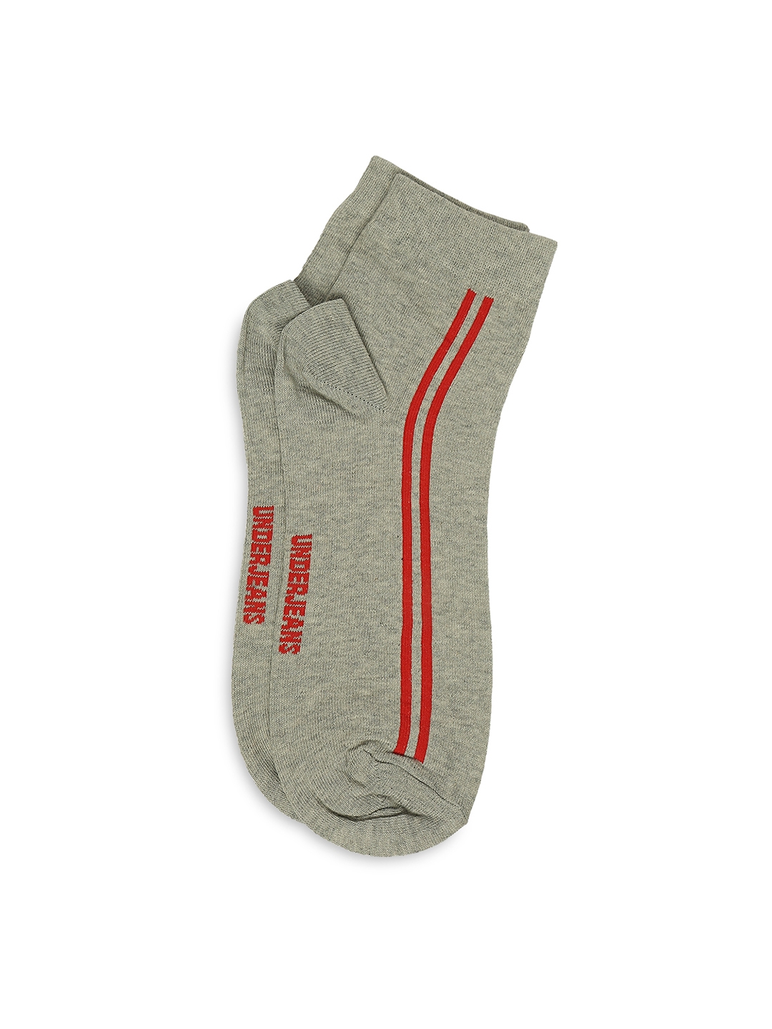 spykar | Underjeans by Spykar Premium Navy & Grey Melange Ankle Length Socks - Pack Of 2 7