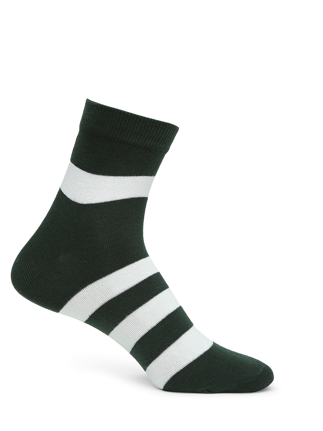 spykar | Underjeans by Spykar Premium Bottle Green & Maroon Ankle Length Socks - Pack Of 2 3