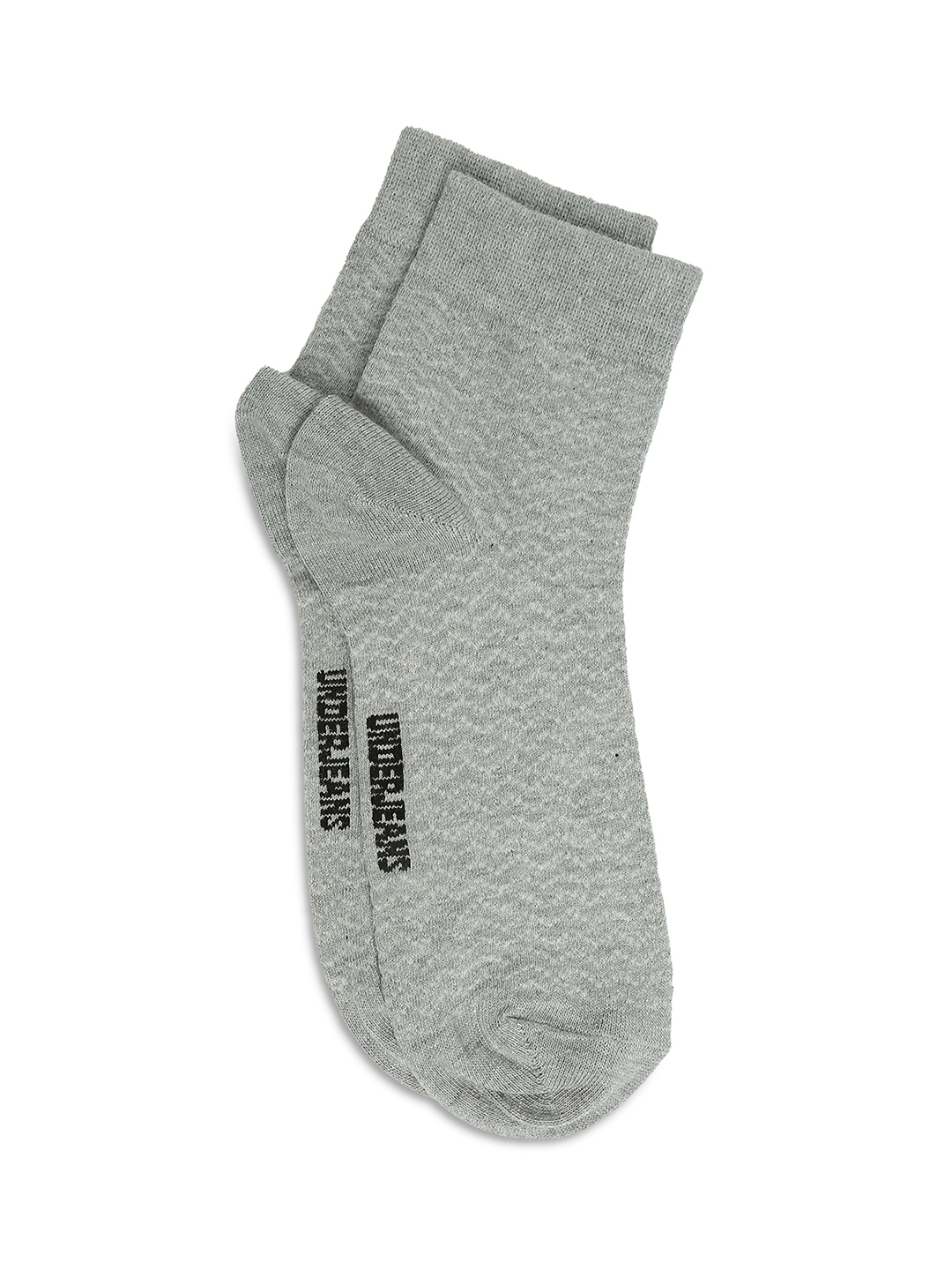 spykar | Underjeans by Spykar Premium Black & Grey Melange Ankle Length Socks - Pack Of 2 6