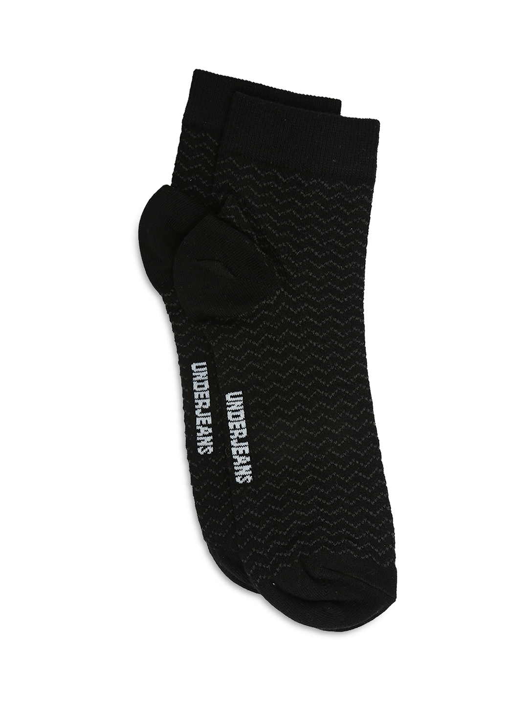 spykar | Underjeans by Spykar Premium Black & Grey Melange Ankle Length Socks - Pack Of 2 7