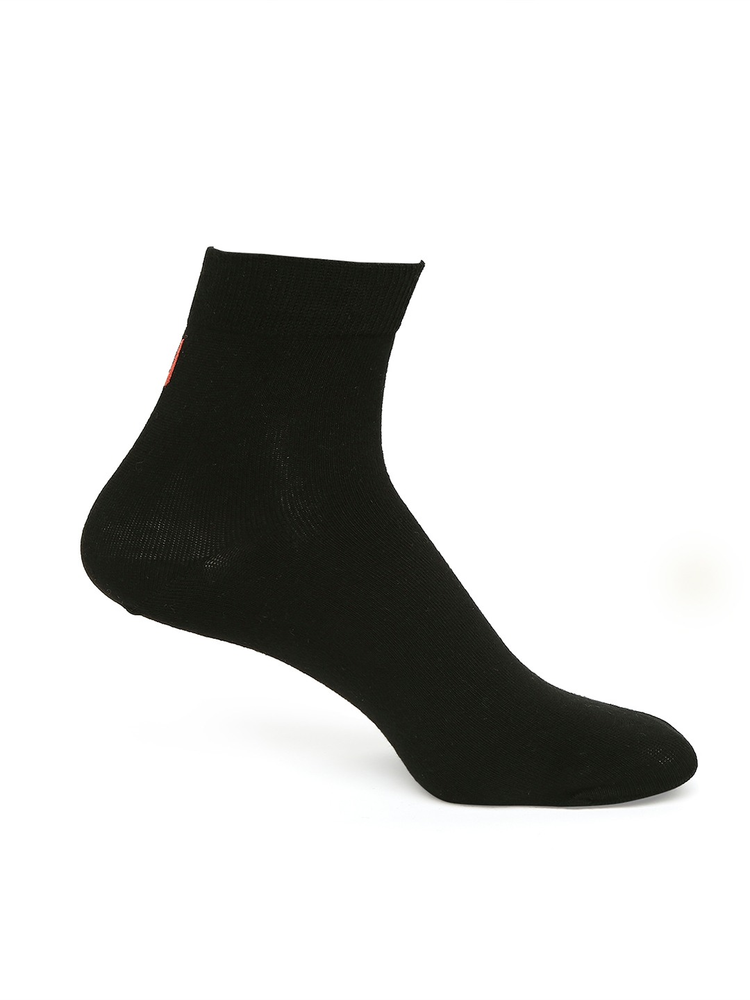 Underjeans by Spykar Premium Grey Melange & Black Ankle Length Socks - Pack Of 2