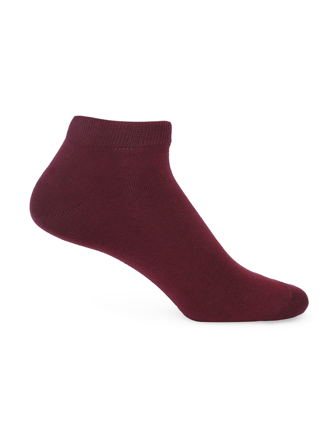 Underjeans By Spykar Men Maroon & Navy Cotton Blend Sneaker Socks - Pack Of 2