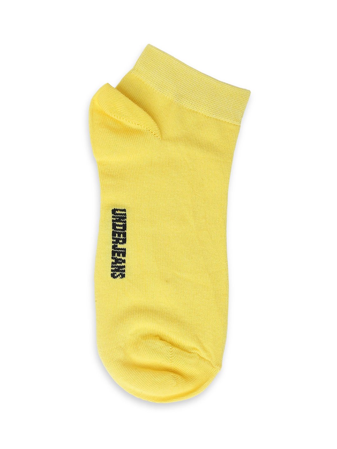 spykar | Underjeans By Spykar Men Olive & Yellow Cotton Blend Sneaker Socks - Pack Of 2 5