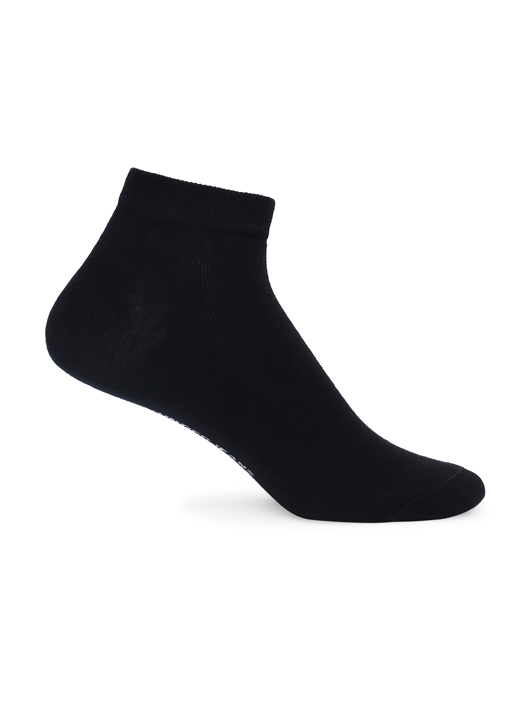 spykar | Underjeans By Spykar Men Grey Melange & Black Cotton Blend Sneaker Socks - Pack Of 2 1