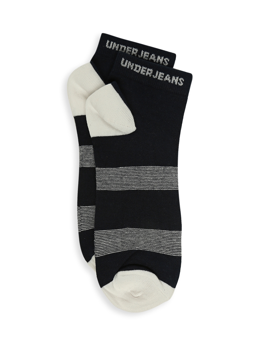spykar | Underjeans by Spykar Premium Dark Grey & Navy Ankle Length Socks - Pack Of 2 7