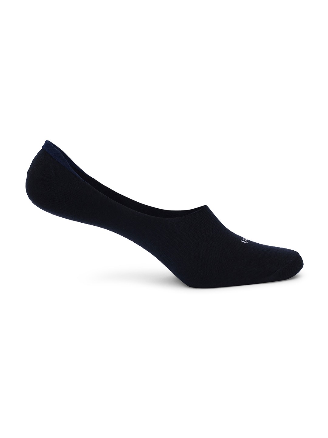 Underjeans By Spykar Men Navy & Bottle Green Cotton Blend No Show Socks - Pack Of 2