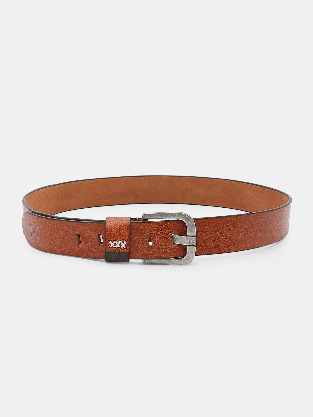 spykar | Spykar Brown Leather Belt & Wallet Combo 6