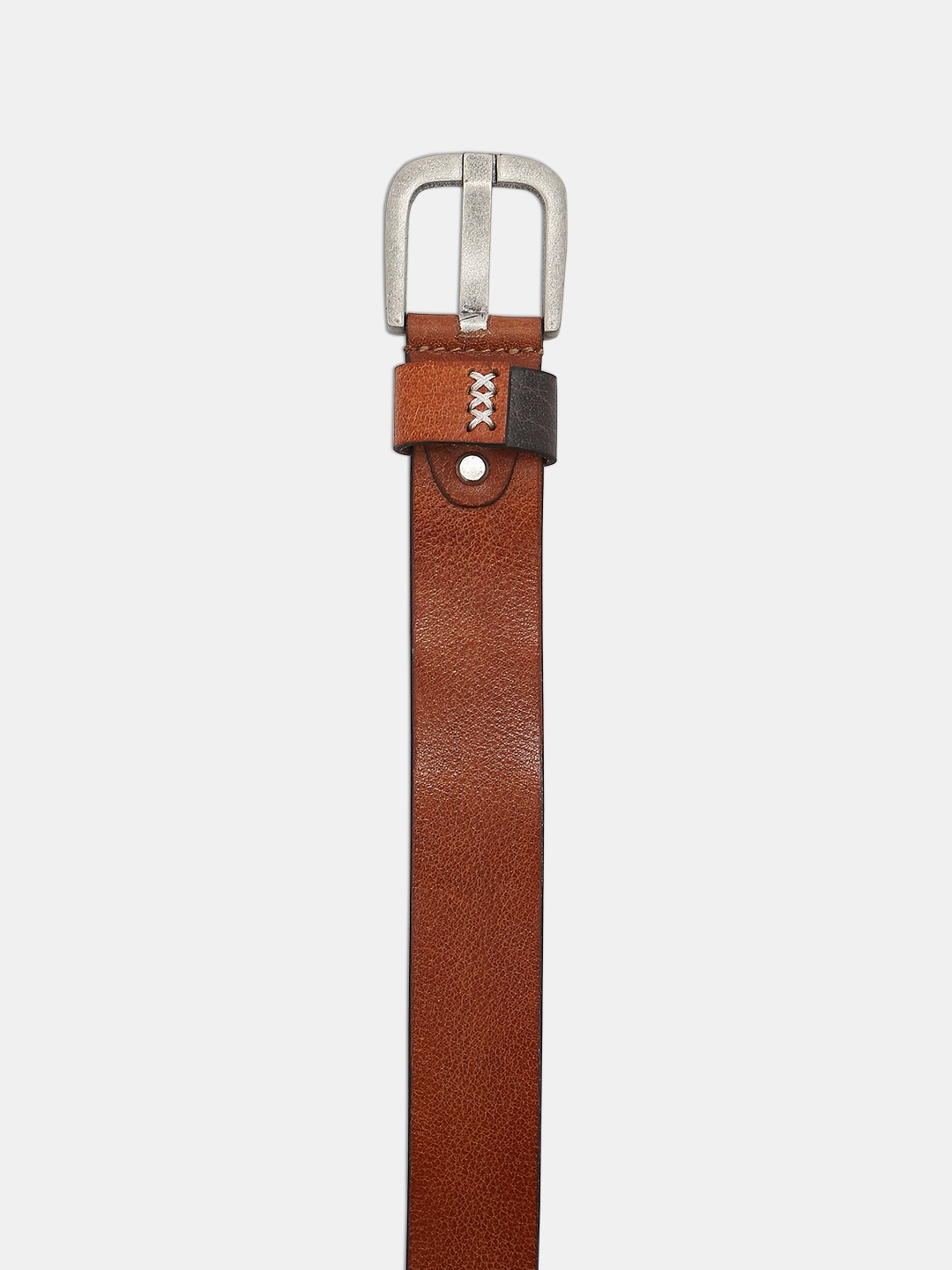 spykar | Spykar Brown Leather Belt & Wallet Combo 8