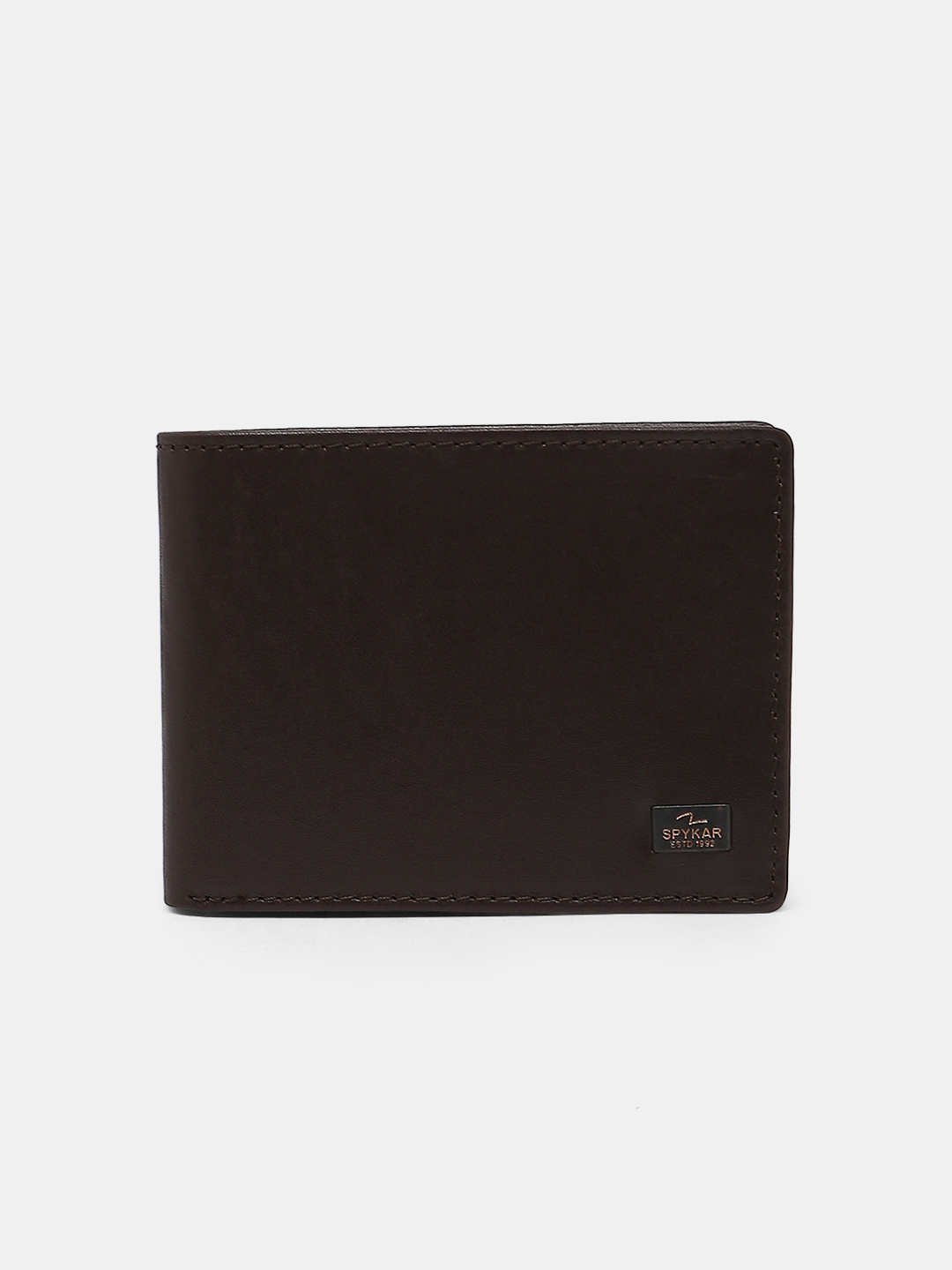 Spykar Black Leather Belt & Wallet Combo