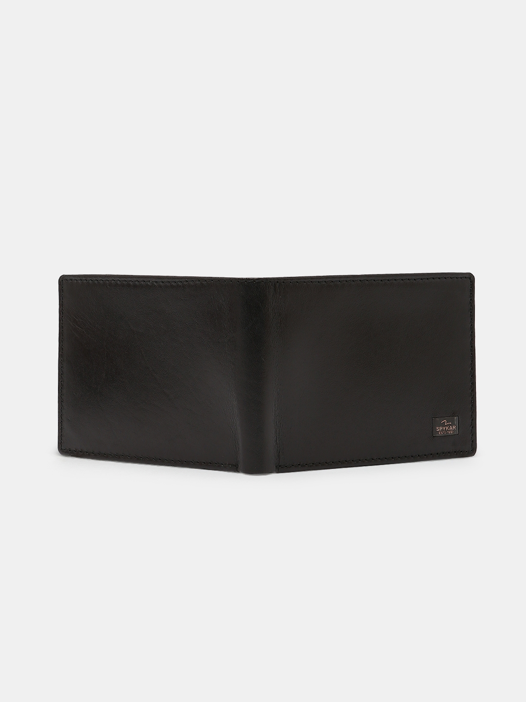 spykar | Spykar Black Leather Belt & Wallet Combo 12