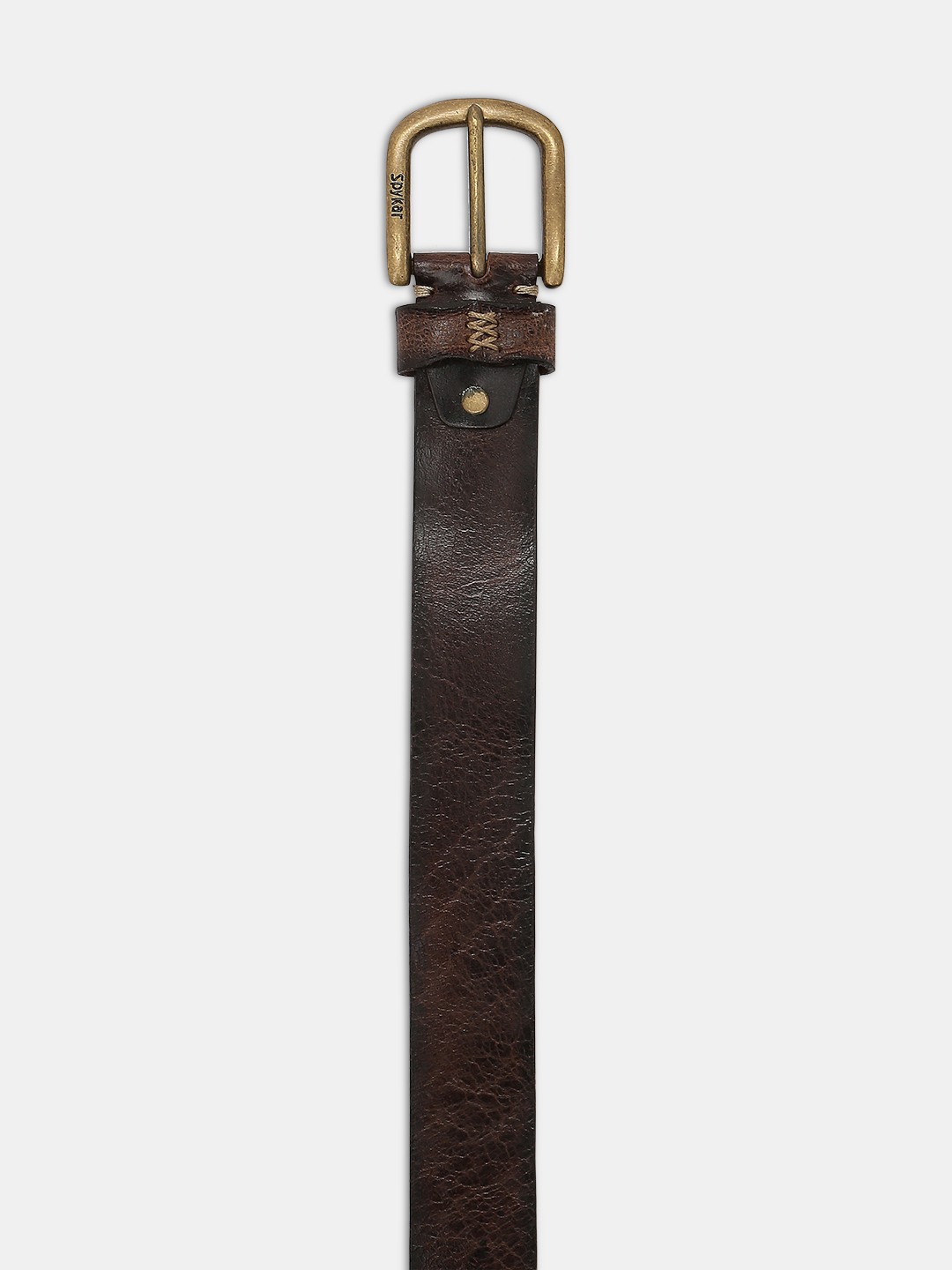 Spykar Black Leather Belt & Wallet Combo