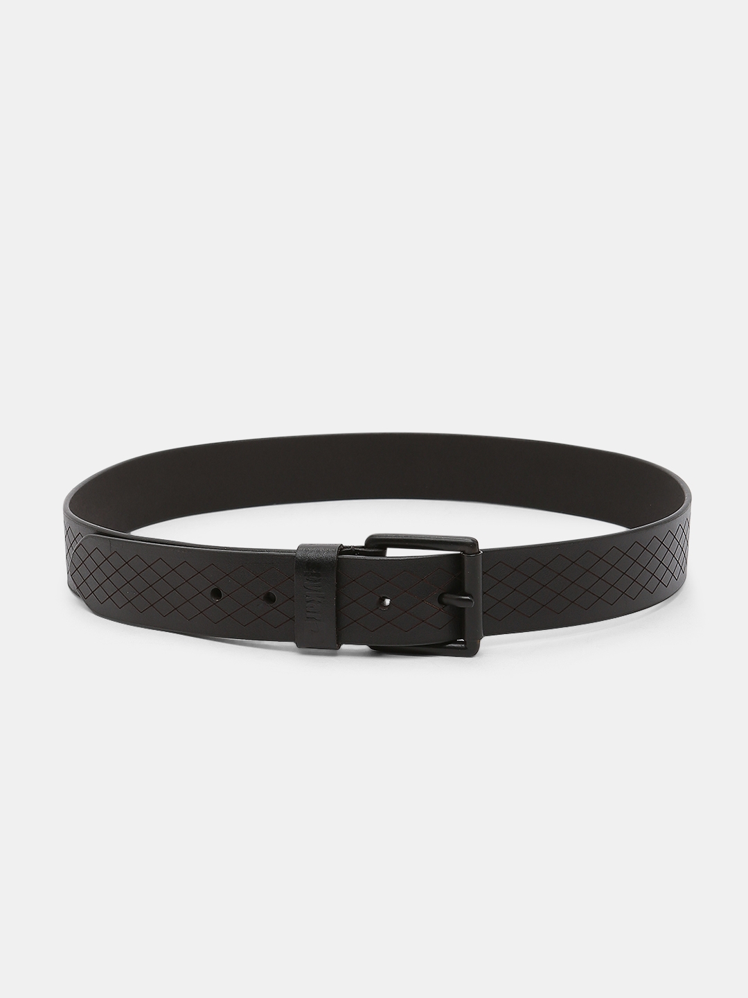 spykar | Spykar Black Leather Belt & Wallet Combo 5
