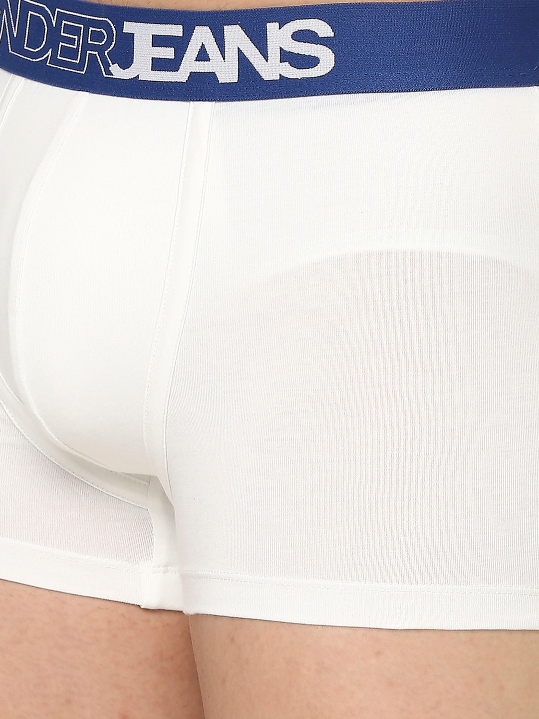 Underjeans by Spykar Premium Red Yellow & White Cotton Blend Printed Trunk - Pack Of 3