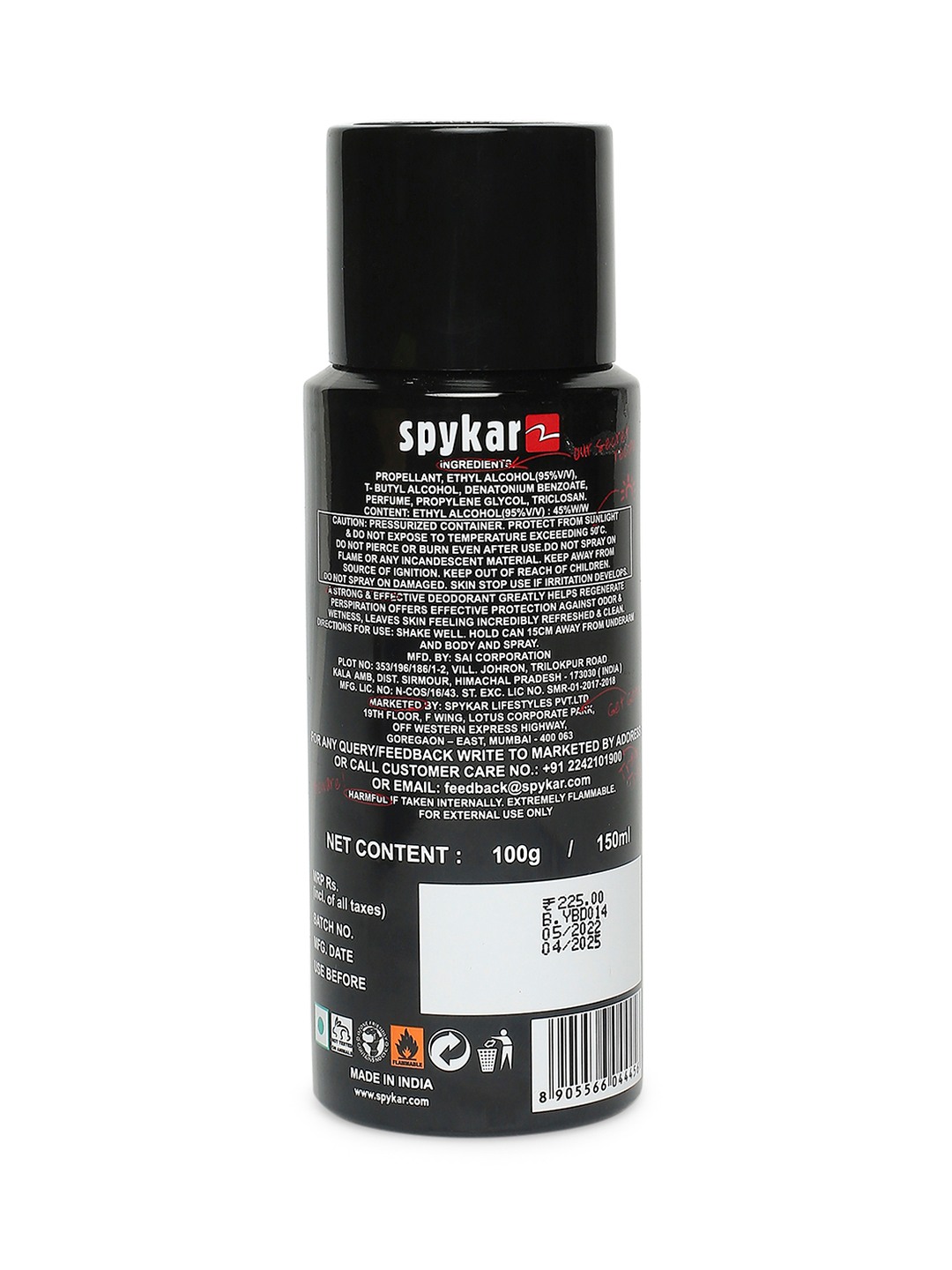 Spykar Black Onyx & Forever All Day Long Deo & Perfume