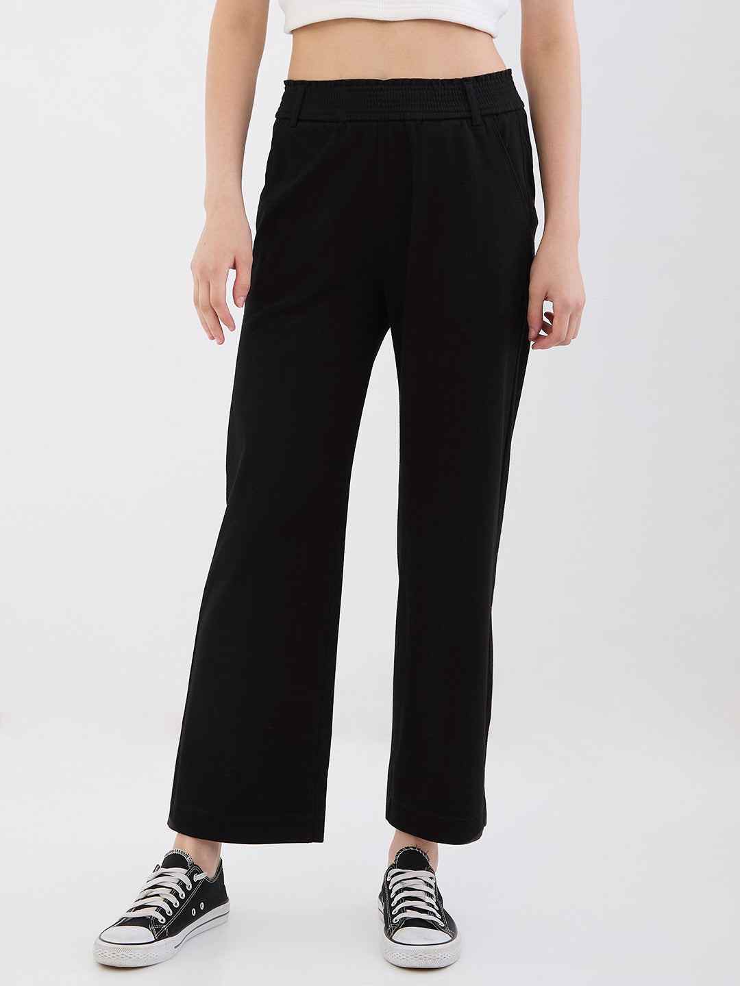 Spykar Ladies Western Pajama Wktp2Be019 Black