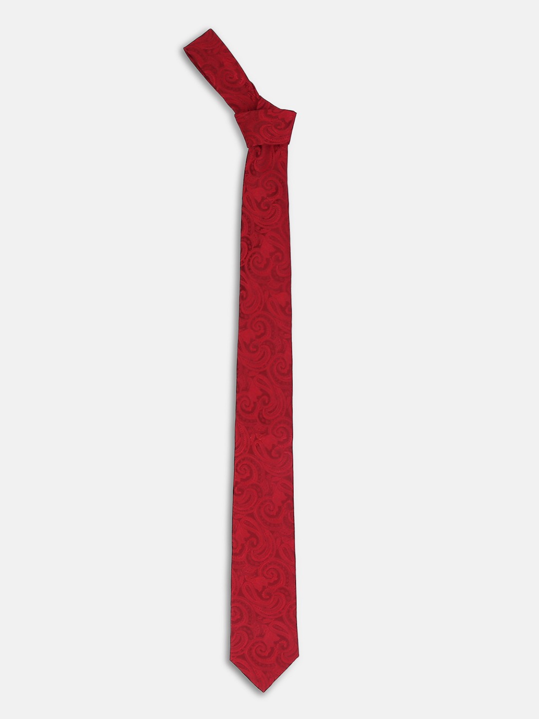 Raymond Men Red Silk Neck Tie