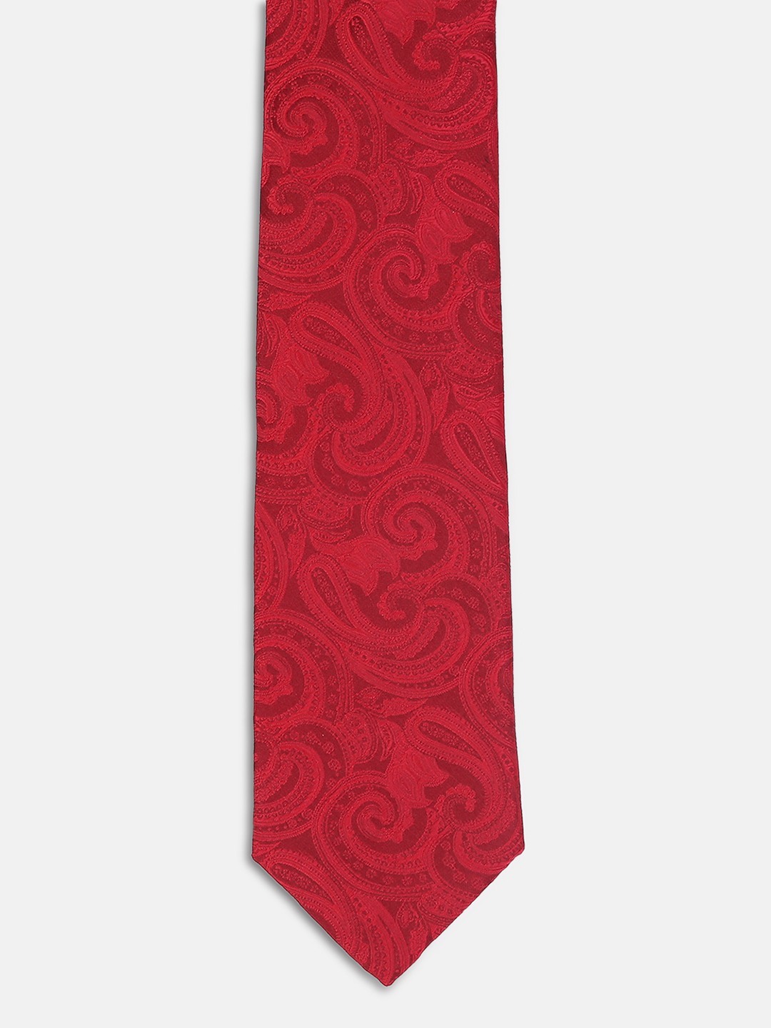 Raymond Men Red Silk Neck Tie