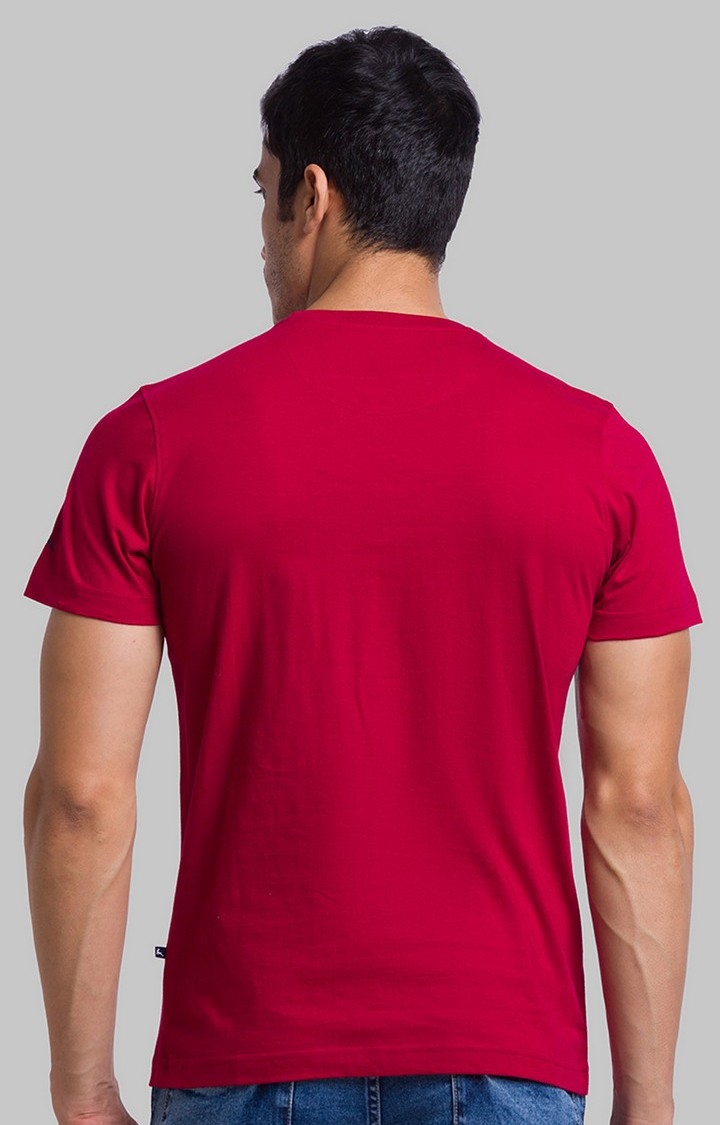 PARX | PARX Regular Fit Red T-Shirt For Men 4