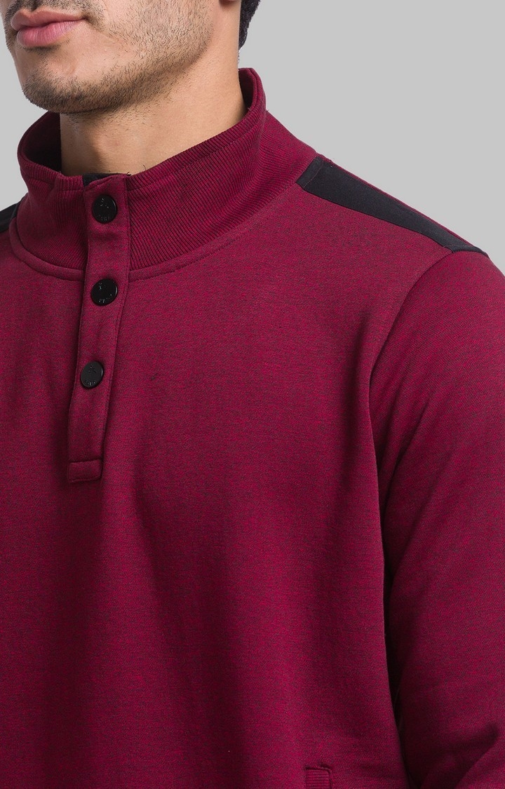 PARX | PARX Regular Fit Red SweatShirt For Men 5