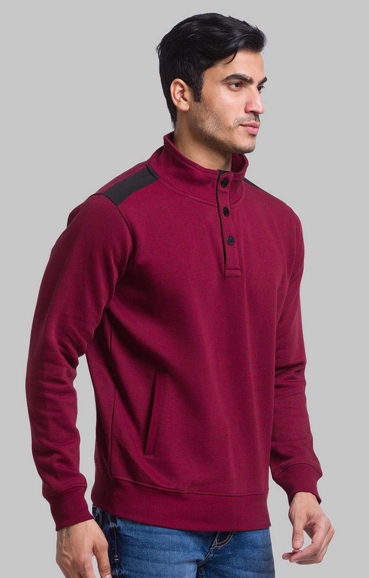 PARX | PARX Regular Fit Red SweatShirt For Men 2