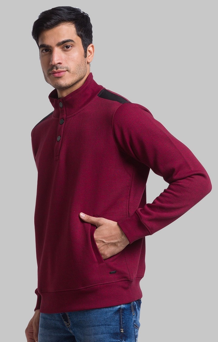 PARX | PARX Regular Fit Red SweatShirt For Men 3