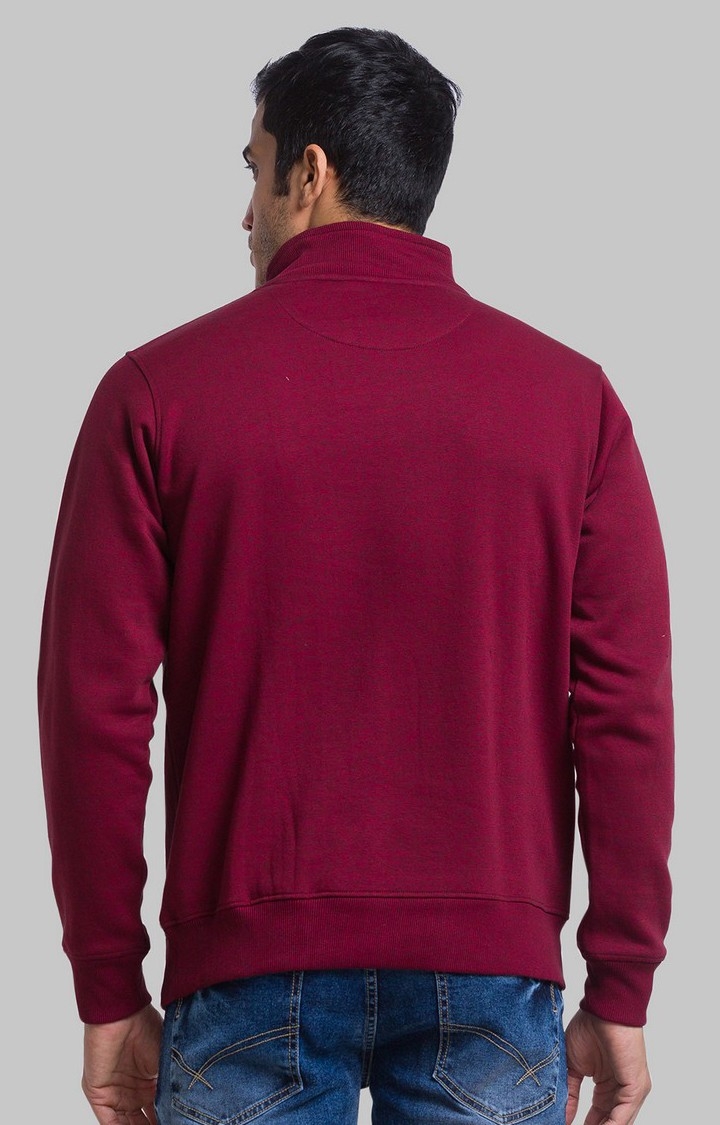 PARX | PARX Regular Fit Red SweatShirt For Men 4