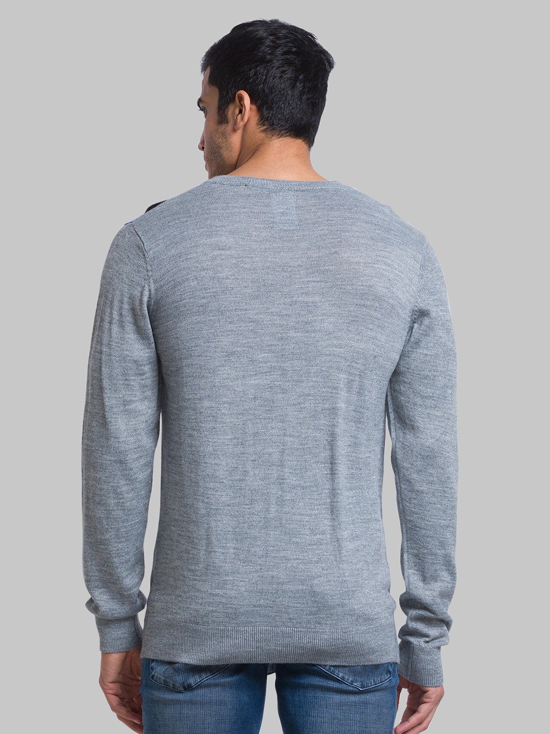 Parx Medium Grey Sweaters for Men