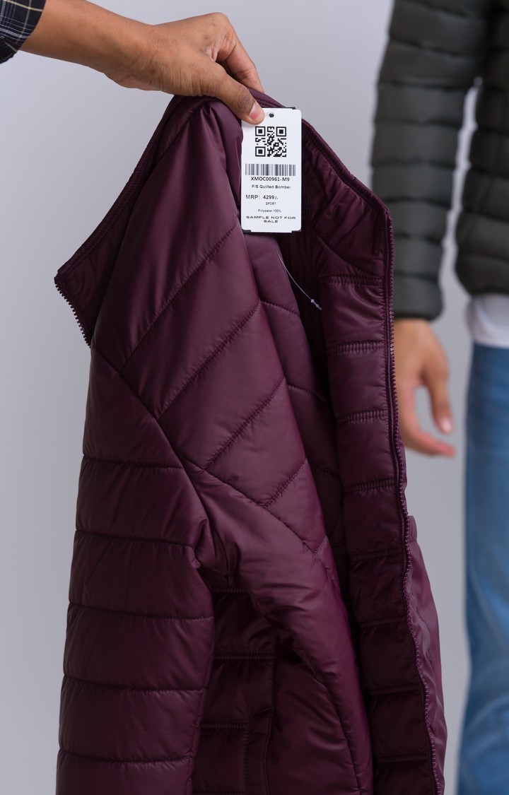 PARX Regular Fit Red Bomber Jackets For Men